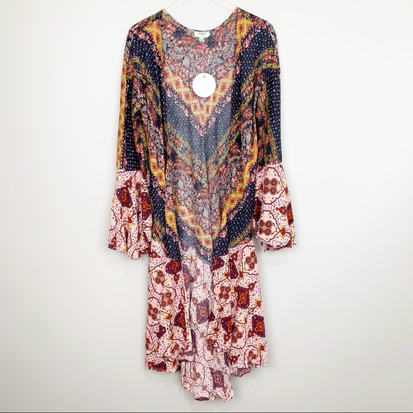 Mysterious Ways Kimono Duster S M L XL 1X 2X Umgee - Picture 7 of 8